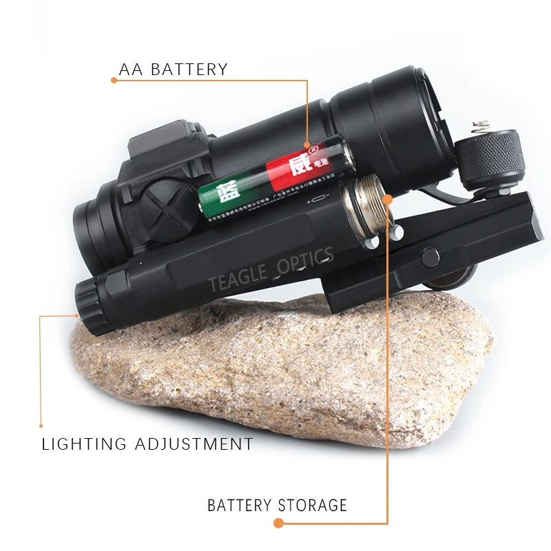 Охотничий красный точечный оптический прицел Comp M4 Aimpoint Коллиматорный для