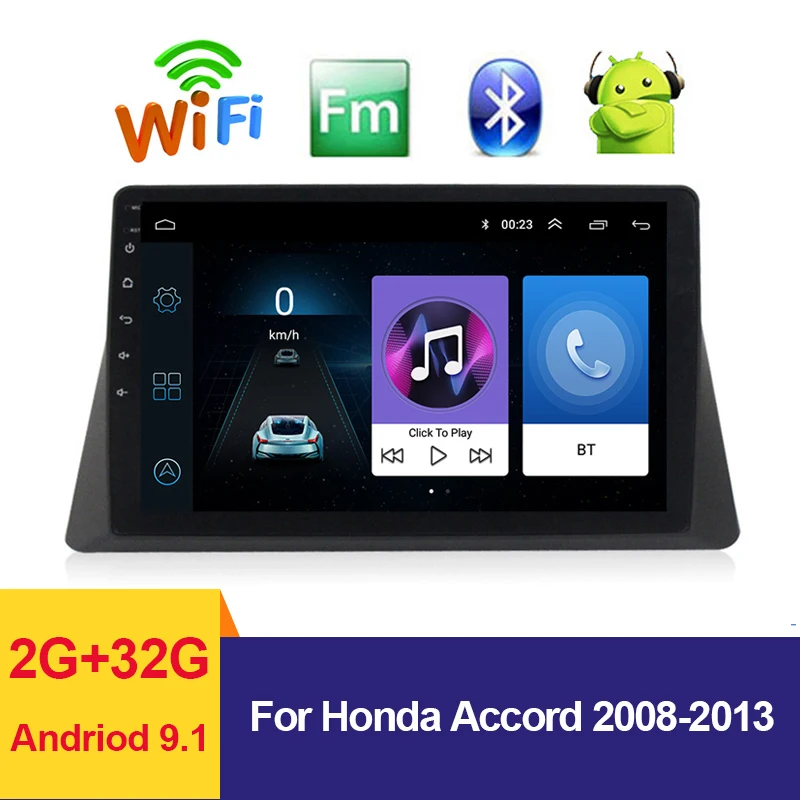 2 Din 10 1 &quotАвтомобильный мультимедийный MP5 плеер с GPS навигацией для Honda Accord 2008 2009 2013