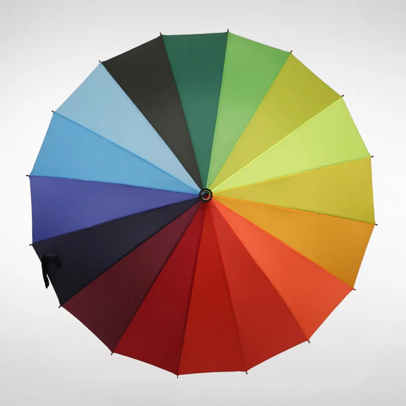 

Umbrella Custom Logo Ultra Large Wind-Resistant 24 Bone Business Solid Color Long Umbrella GOLF Gift Umbrella Adve 50ys206