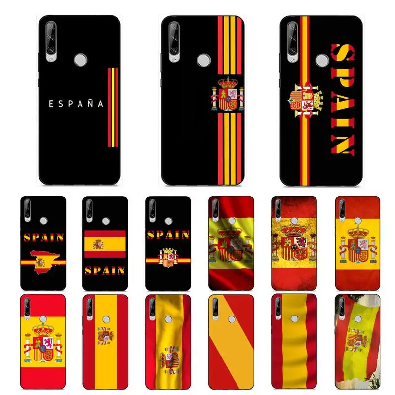 

MaiYaCa Spain Coat of Arms Flag Phone Case for Huawei Y 6 9 7 5 8s prime 2019 2018 enjoy 7 plus