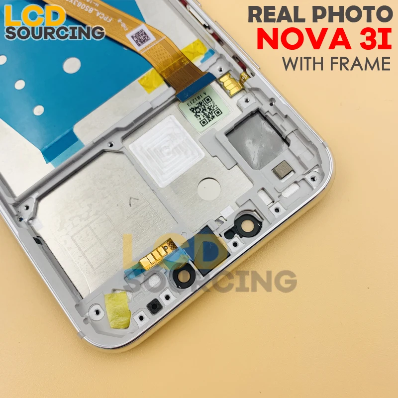 6," для huawei Nova 3 lcd PAR LX1 сенсорный экран панель дигитайзер сборка Рамка для Nova 3i дисплей Замена INE-LX2