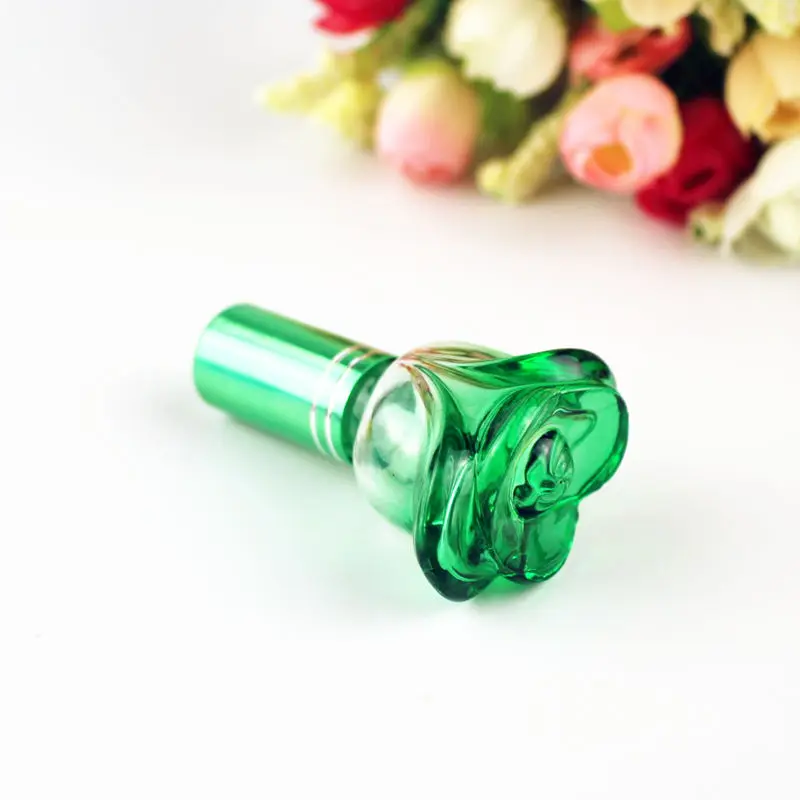 20 шт./лот 6 мл мини цветная Роза в форме стеклянной бутылки для духов парфюмерная
