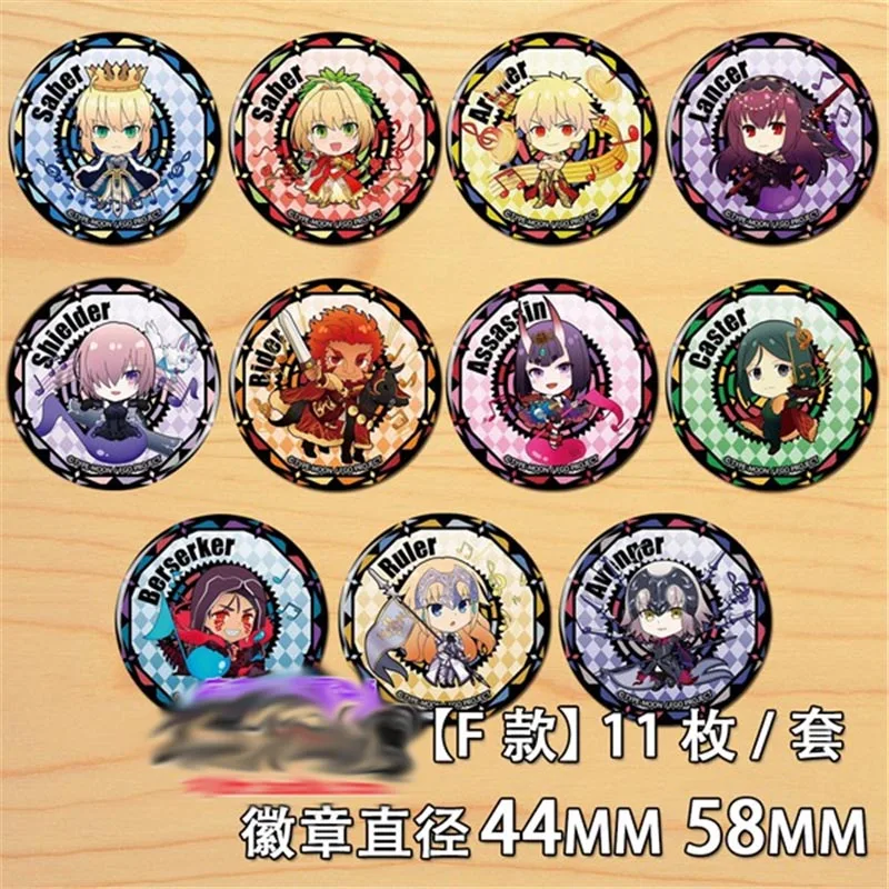11 шт. аниме Fate / Grand заказ заколки Косплей брошь значок для рюкзака Сумки
