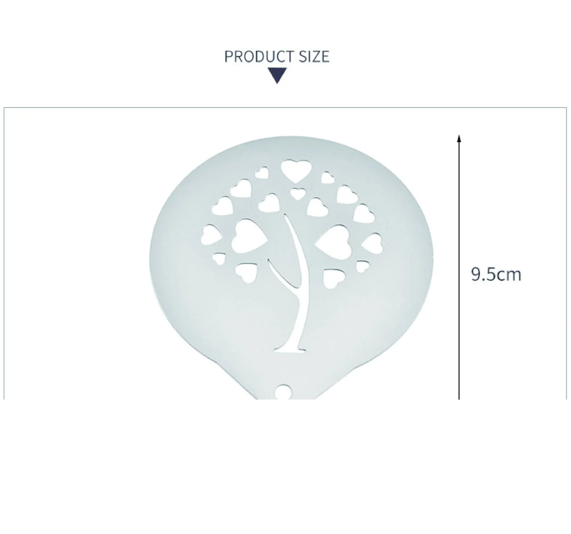 

Stainless Steel Garland Mold Fancy Coffee Stencils Printing Model Thicken Coffee Milk Foam Spray Pattern Template