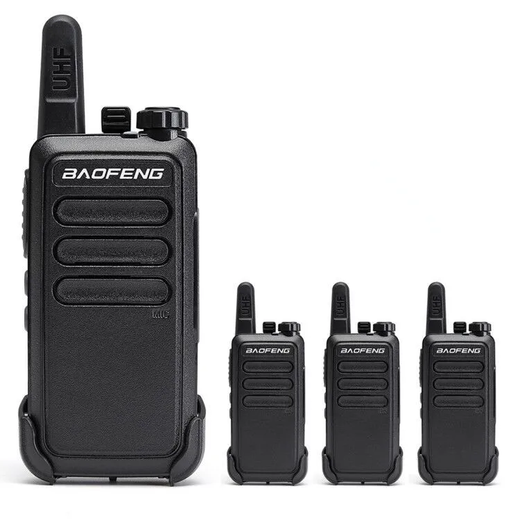 4 шт. Baofeng BF C9 мини рация USB зарядка VOX перезаряжаемая двухсторонняя радиостанция