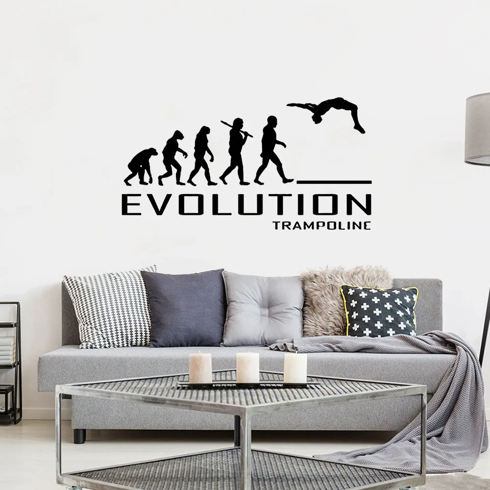 

New Design Evolution Gymnastics Vinyl Decals Wall Stickers For Living Room Bedroom Decor Wall Decal Home Decor DW8782