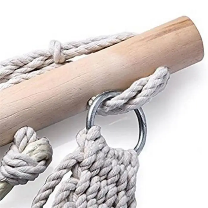 Гамак кемпинг холст качели стул веревка сад общежития открытый висящий