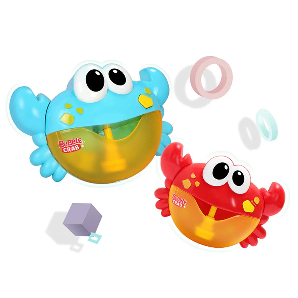 

Outdoor Automatic Bubble Maker Gift Bubble Machine Crab Music Kids Bath Toy Bathtub Soap Automatic Bubble Maker Game