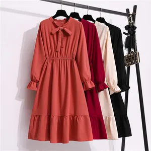 Women's clothing with free shipping dresses for women casual long sleeve plus size Women's summer long dress 10 item image