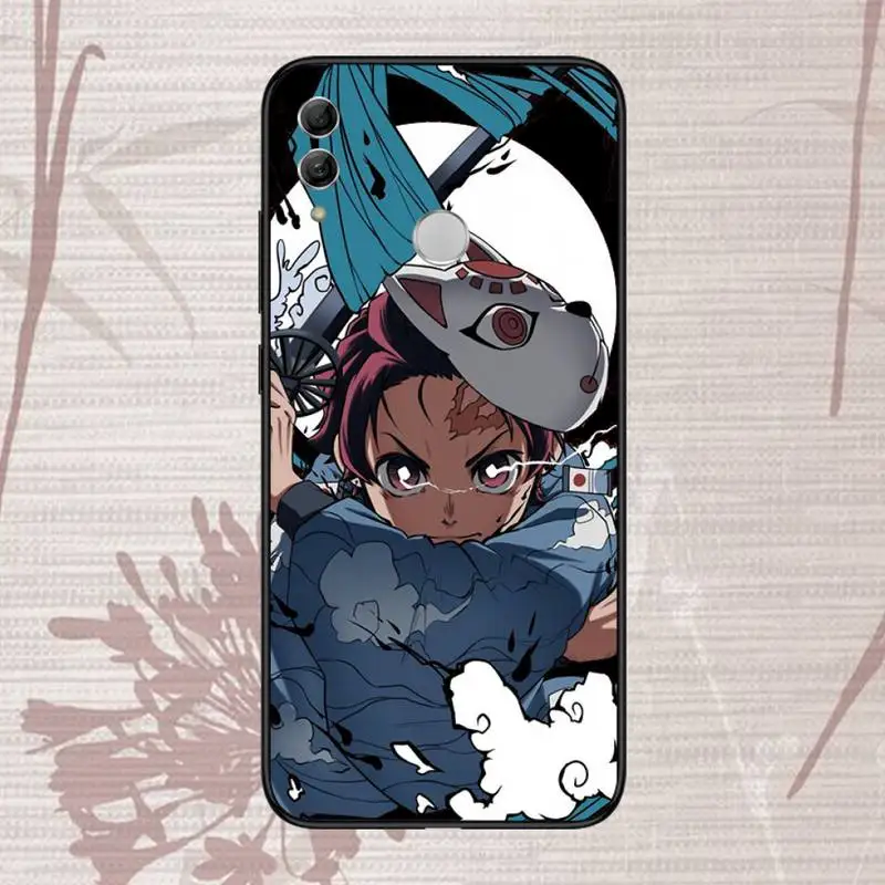 

Anime cartoon Kimetsu no Yaiba Phone Case For Huawei Honor 7C 7A 8X 8A 9 10 10i Lite 20 NOVA 3i 3e