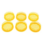 6 шт., пластиковая круглая игольчатая клетка для пчеловодства