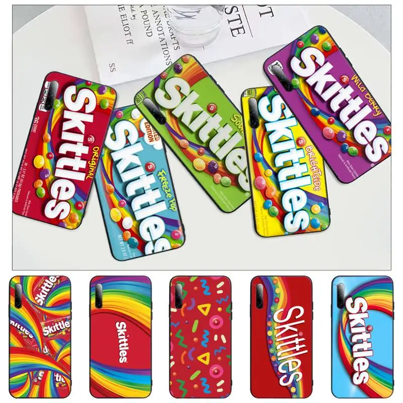 

Skittles Sweet Sour Fruit Candies Phone Case For iphone 12 11 13 7 8 6 s plus x xs xr pro max mini shell