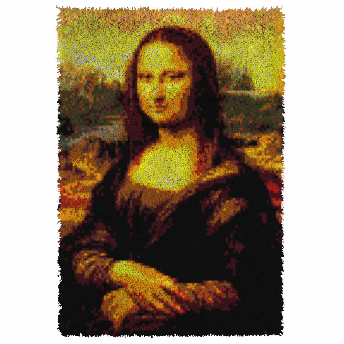 

Наборы крючков с защелкой Кинг Моны Лизы крупная Пряжа вышивка вязание крючком аксессуары для рукоделия искусства и ремесла DIY ковер