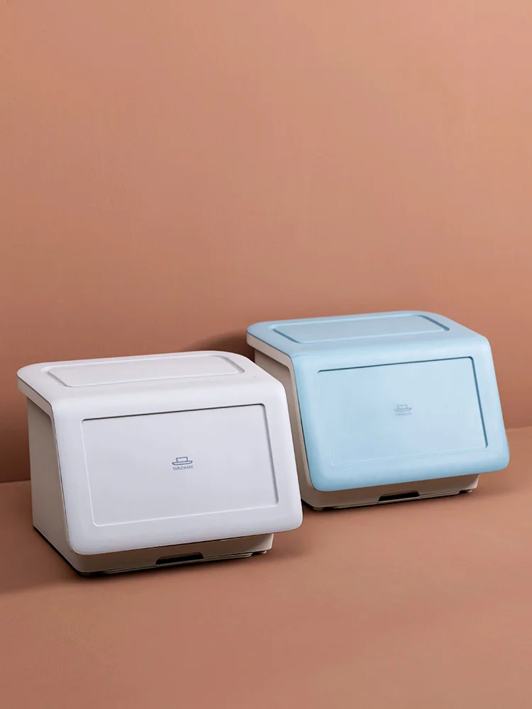 

Punch-free Draining Dish Rack Three-dimensional Double-layer Dish Rack Tableware Tableware Storage Box Three-color Radio Etagere