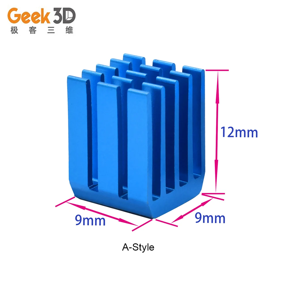 Шаговый двигатель модуль драйвера теплоотвод охлаждающий блок A4988 DRV8825 LV8729 TMC2100