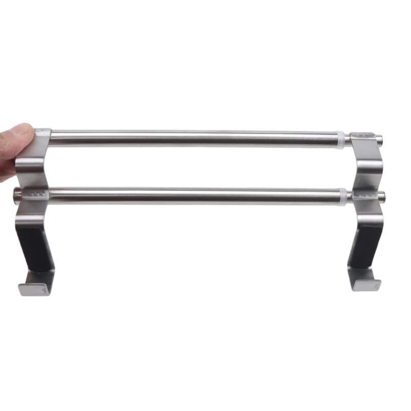 Стойка для полотенец через дверь вешалка Держатель ванной комнаты на полку