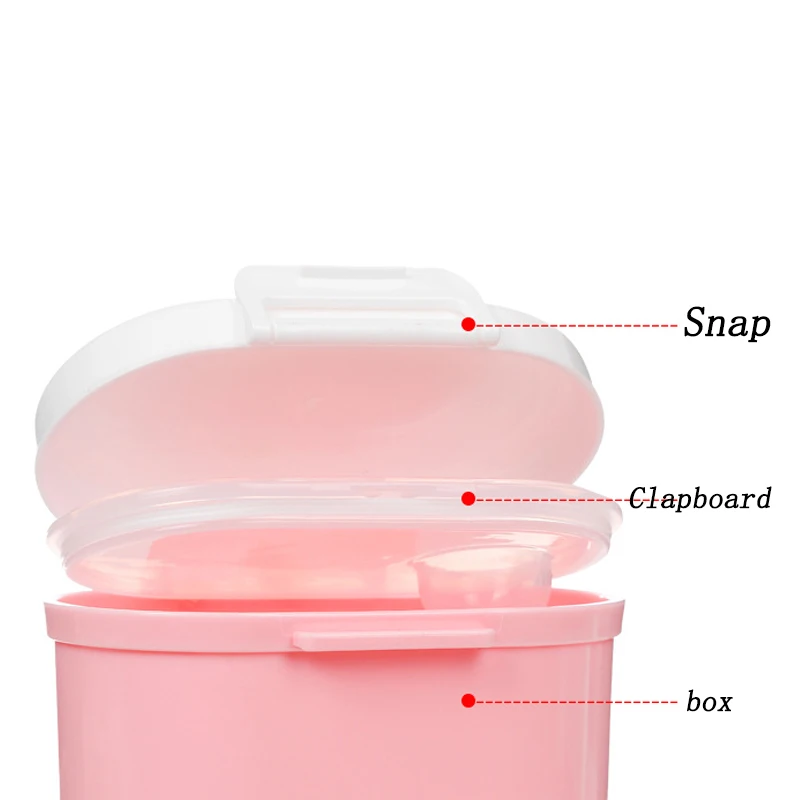 Caja port&aacute;til de viaje para leche en polvo, almacenamiento de leche en polvo extra&iacute;ble, caja de alimentaci&oacute;n para ni&ntilde;os peque&ntilde;os, 2021-3