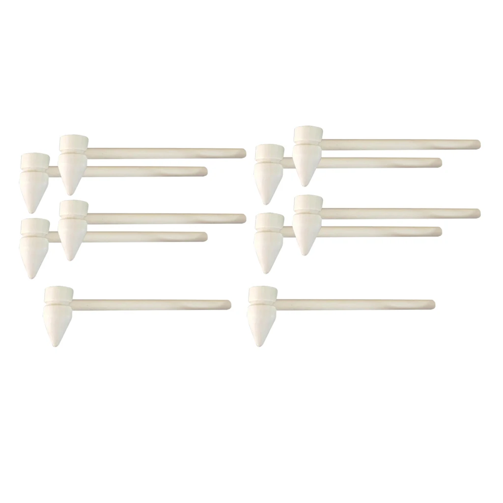 10 шт. мини-молотки из натурального дерева деревянные молотки для DIY инструменты