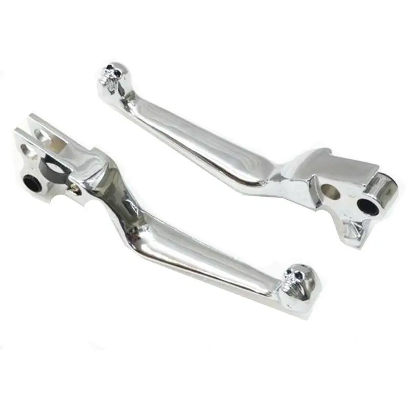 2X мотоциклетный рычаг сцепления с черепом для Harley FLSTF Fat Boy FXSTB Night Train FXDWG Dyna Wide Glide