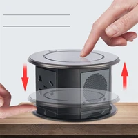 intelligent retractabl pop socket usb wireless charging embedded kitchen office telescopic table hidden sockets waterproof plug