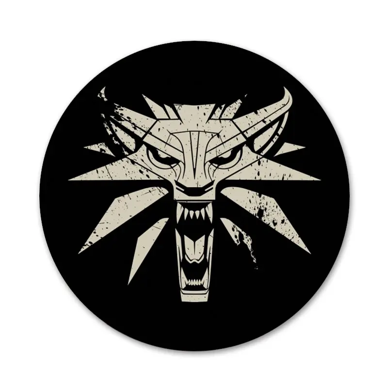 Cool game Witchers Badge Brooch Pin Accessories For Clothes Backpack Decoration gift | Дом и сад