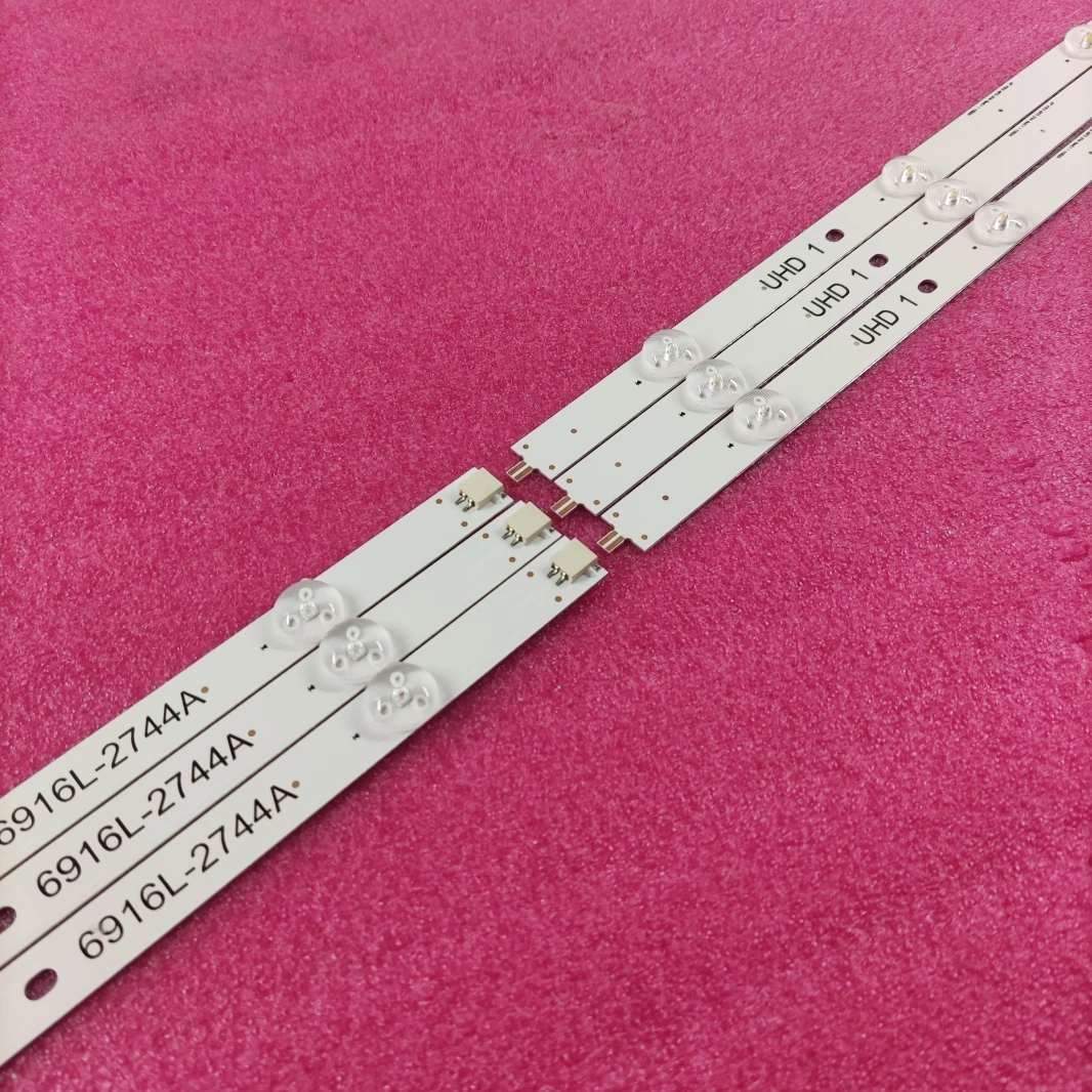 Светодиодная лента для телевизора 3 шт. светодиодный комплект 43UH603V 43UH610A 43UH6030 UD