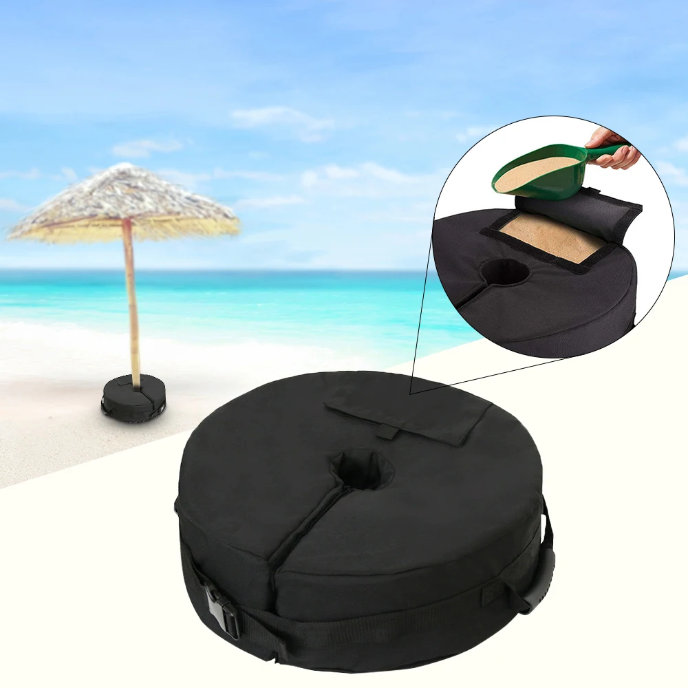 Круглый Зонт базовый мешок песочные мешки для наружного дворика офсетные и