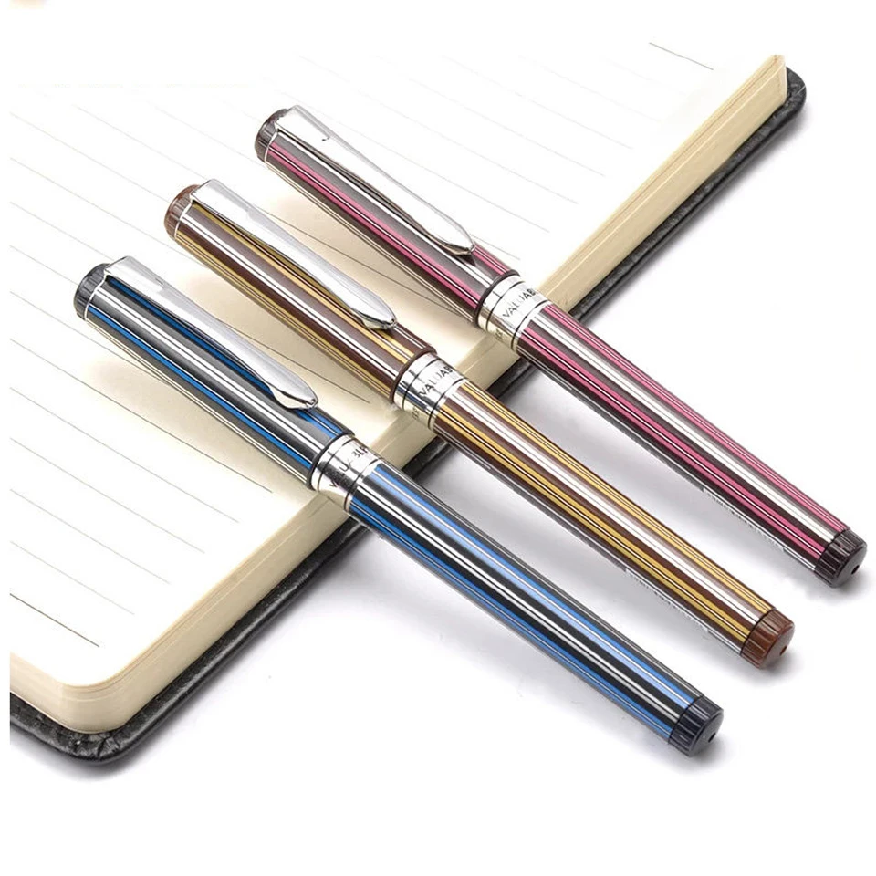 Гелевая ручка 6 шт./лот 0 5 мм черные чернила большая емкость для письма Супер