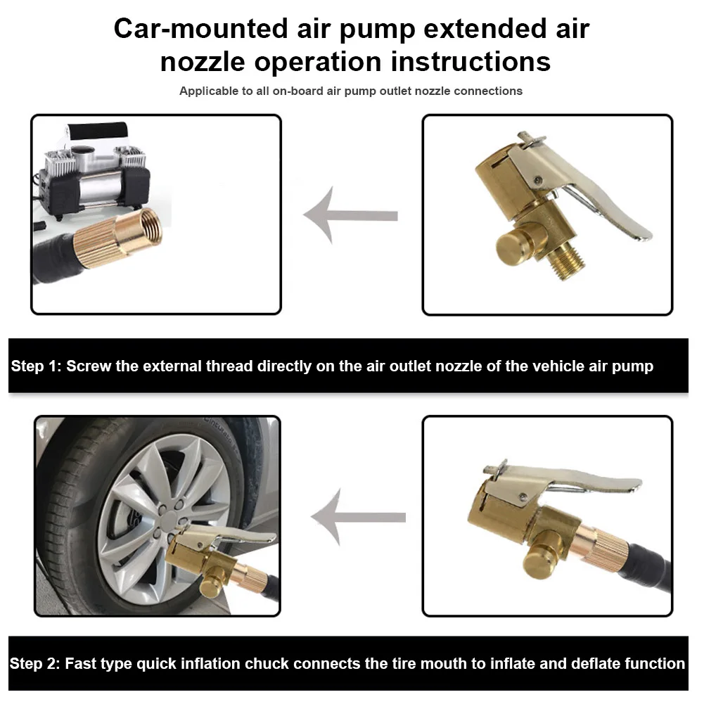 Зажим для клапана автомобильного насоса 8 мм зажим соединитель адаптер