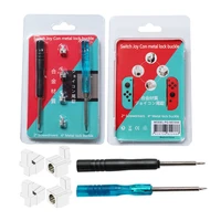 professional repair tool parts alloy buckle lock kit for ns nintendo switch nx joy con controller with 2pcs screwdrivers
