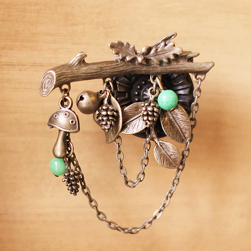 1 шт. новинка Модные Винтажные оригинальные броши в виде дерева для женщин