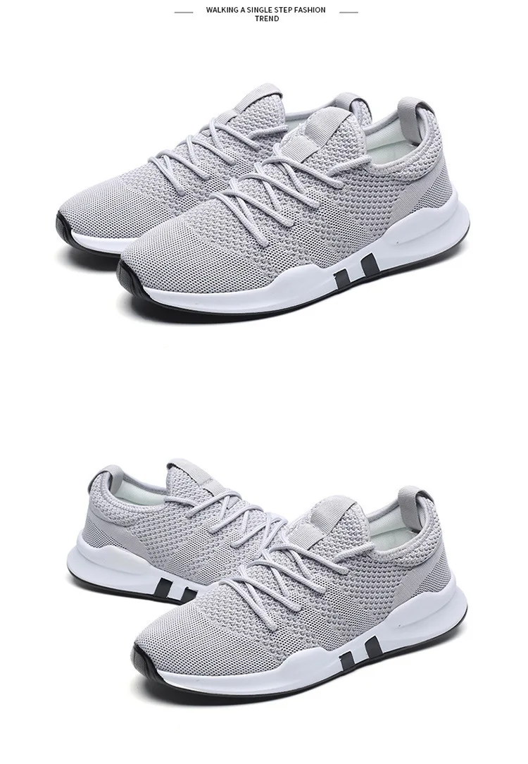 

JINTOHO Spring and Summer Fashion Mens Casual Shoes Lace-Up Breathable Shoes Sneakers Mens Trainers Zapatillas Hombre QSLLZ7057