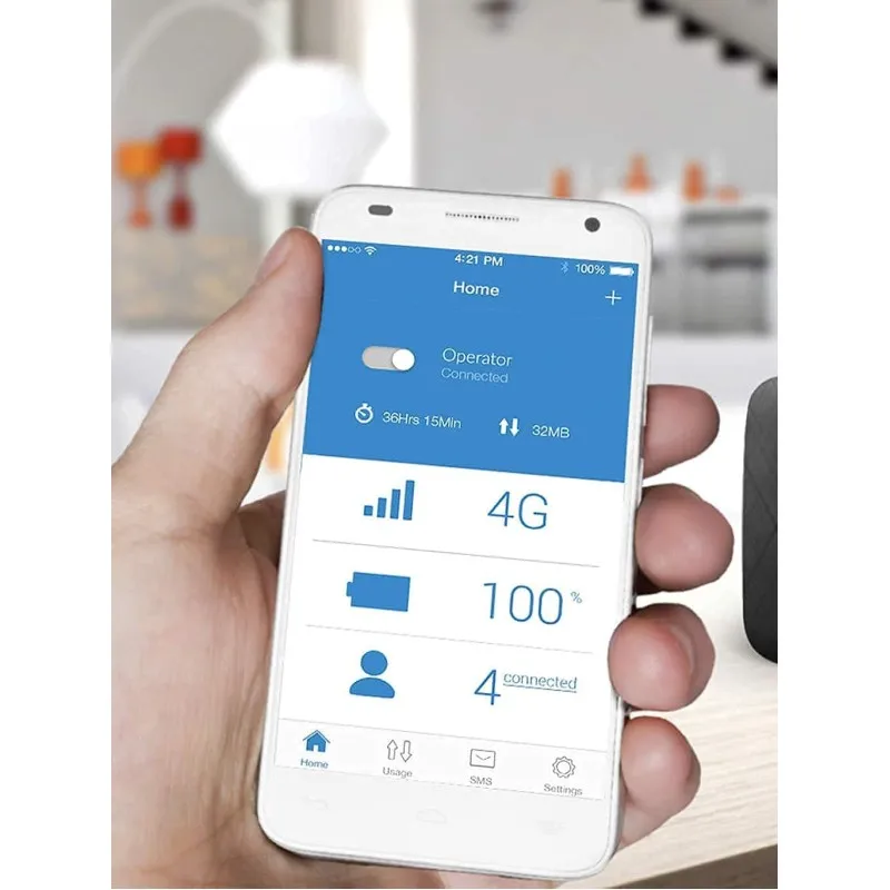 Мобильный Wi-Fi роутер Alcatel LINKZONE версии 2021 MW40V точка доступа 4G LTE до 150 Мбит/с |