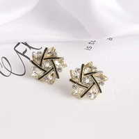 flower design ear studs women korean new petal earrings elegant and simple earrings women cute accessories fashion jewelry