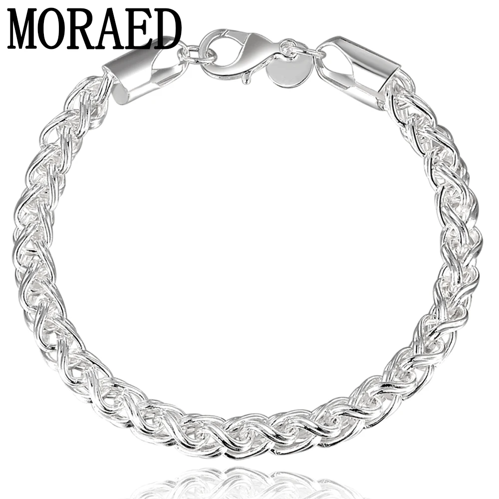 

Женский браслет из серебра 925 пробы с бусинами