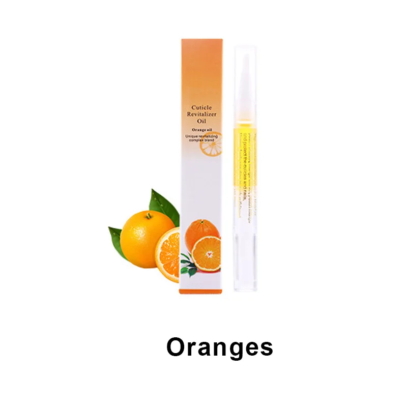 1 PC 5ML Nail Cuticle Oil Revitalizer Nutrition Nail Art Tools For Manicure Care Nail Treatment Cuticle Revitalizer Oil Prevent - Цвет: Oranges