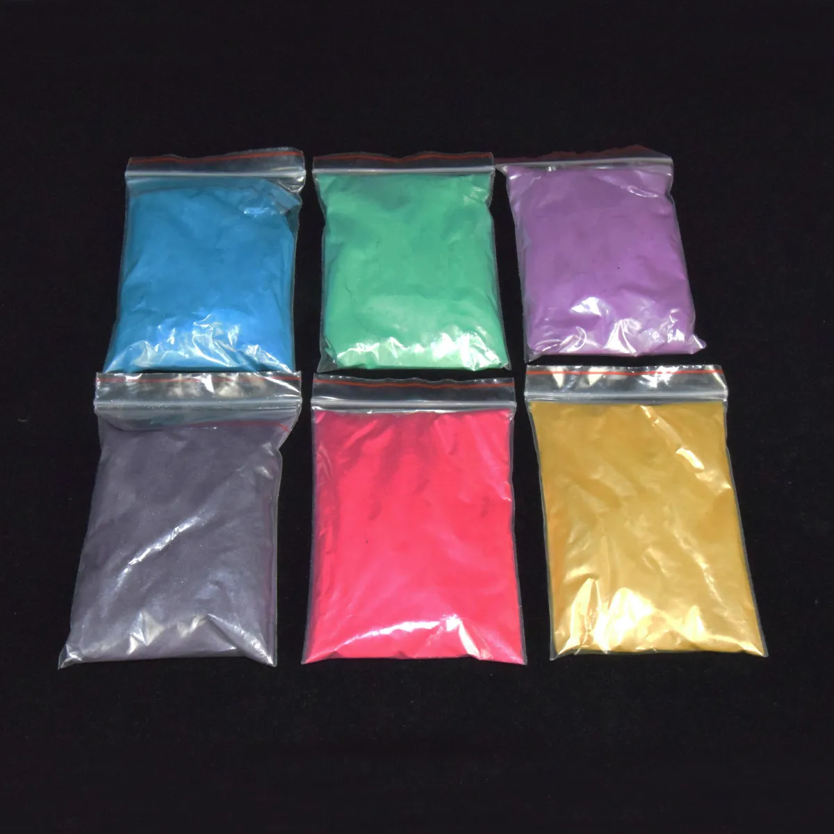 

50g Jade Pearl Pigment Powder Metal Sparkle Shimmer Paint 6 Color 400 Grit New