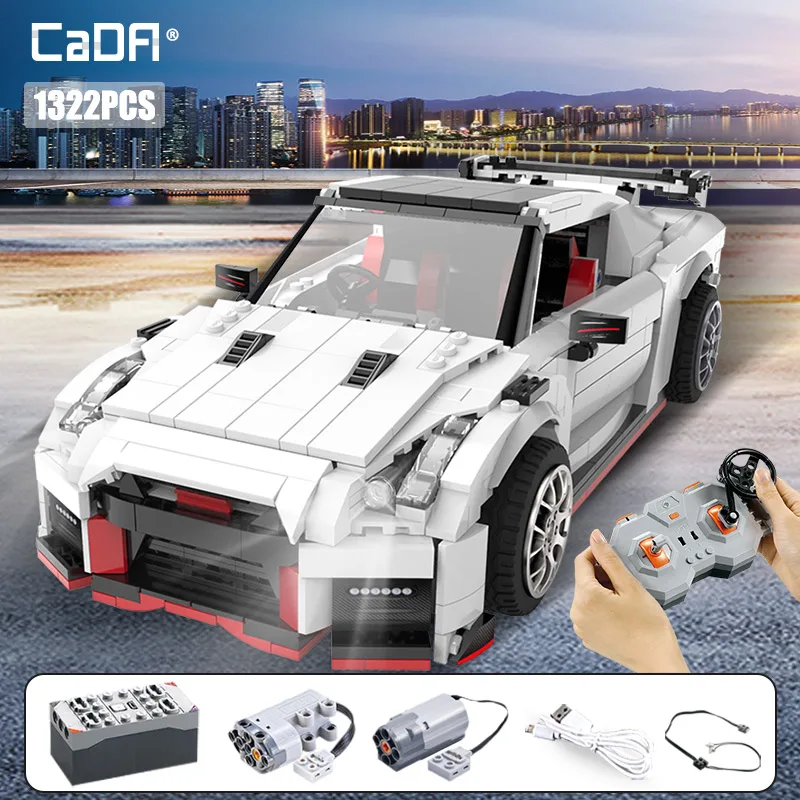 Cada 1322 шт. Город Р/У дрейфующая гоночный строительные блоки для автомобилей