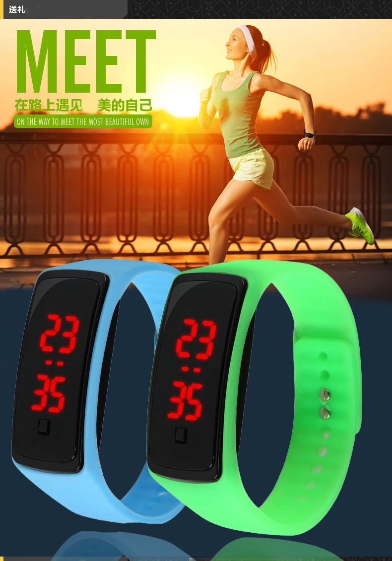 Цифровые мужские часы Relogio женские Смарт спортивные с кольцом светодиодные