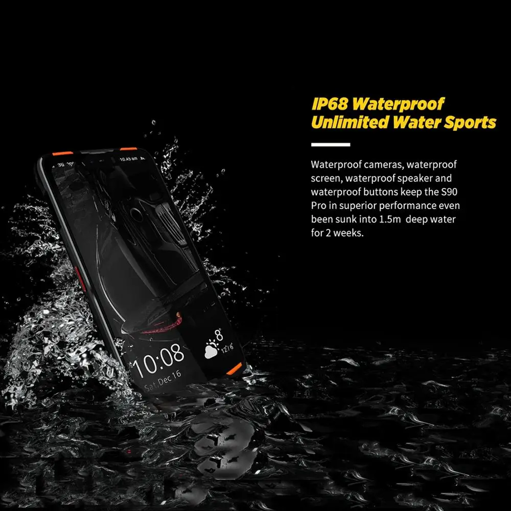 DOOGEE S90 Pro IP68/IP69K прочный мобильный телефон Android 9 0 смартфон 6 18 &quotFHD + безрамочный