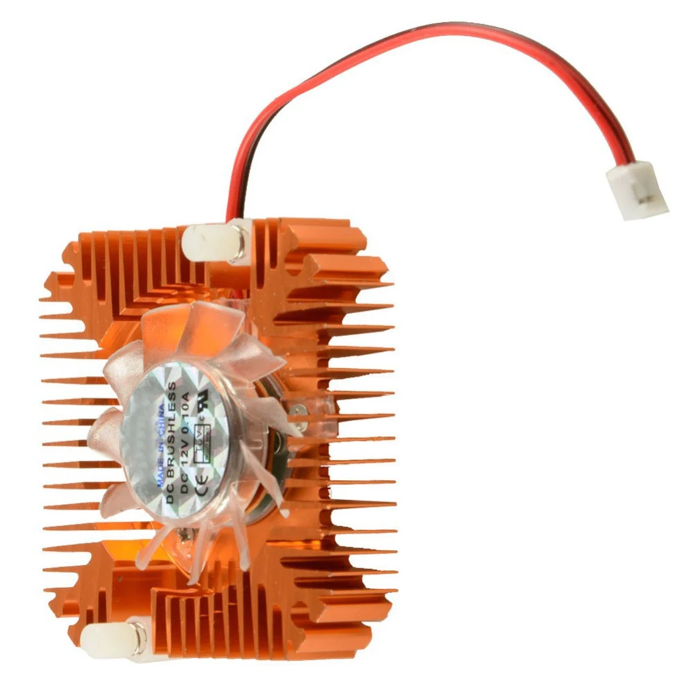 55 мм 2-контактный алюминиевый снубук охлаждающий вентилятор Радиатор кулер