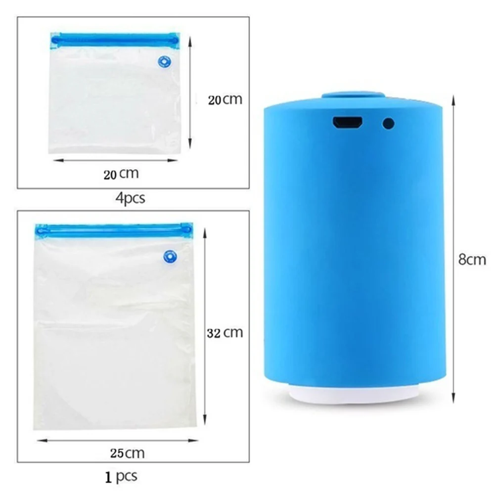 Автоматический компрессионный вакуумный насос бытовой зажим для упаковки