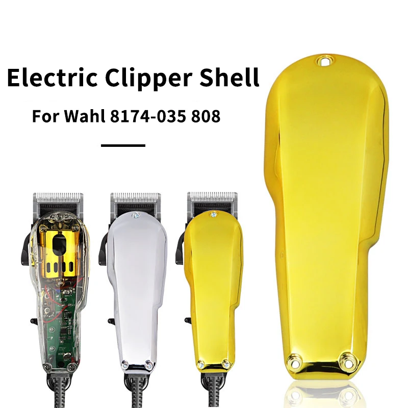 

Профессиональные инструменты для стрижки волос, резак, Золотая передняя крышка триммера, оболочка для беспроводной машинки для стрижки вол...