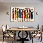 Абстрактные фотообои на холсте и принты современное красочное настенное искусство для гостиной Декор квадраты