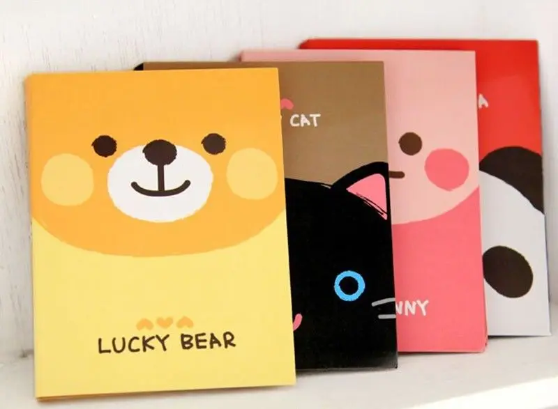 

1Pcs Cute Little Animals Sticky Notes Stickers Bookmark Memo Point It Marker Flags Planner To Do List Stationery School Office