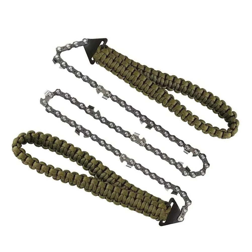 

1pc Pocket Sawing Rope Chain Portable Cutting Supply Outdoor Preparation Green