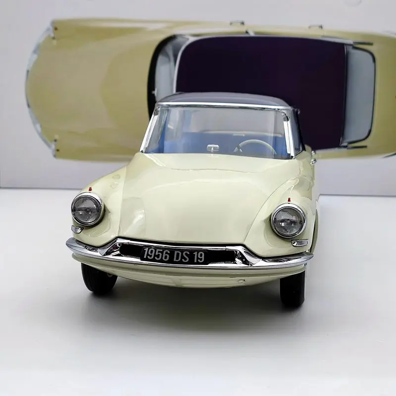 1:12 Norev для Citroen DS 19 1956 цвета шампанского и баклажана 121565 литые модели Ограниченная