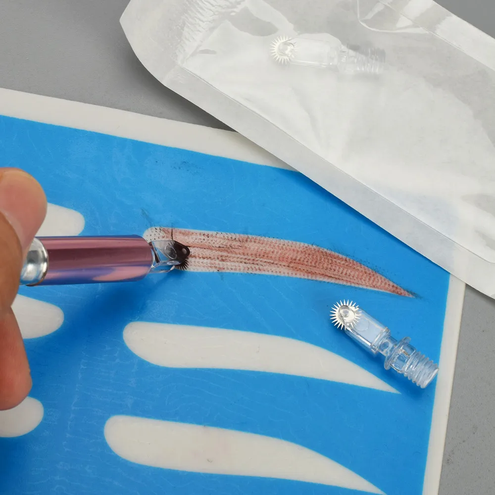 Новейшие одноразовые роликовые микроблейдинг иглы тату бровей туман вышивка Pin