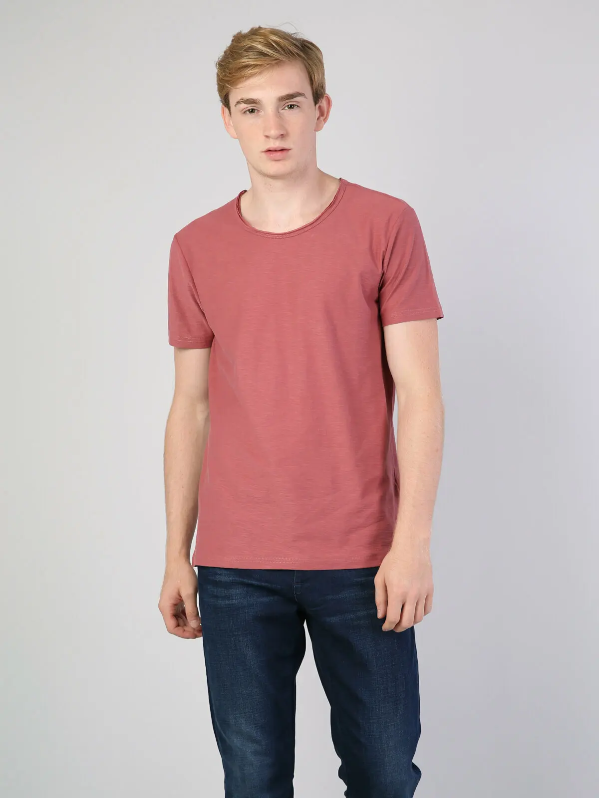 

Colins Men Regular Fit Brck Short SleeveTshirtMen's Tshirt Fashion Man Tshirts ,CL1025255