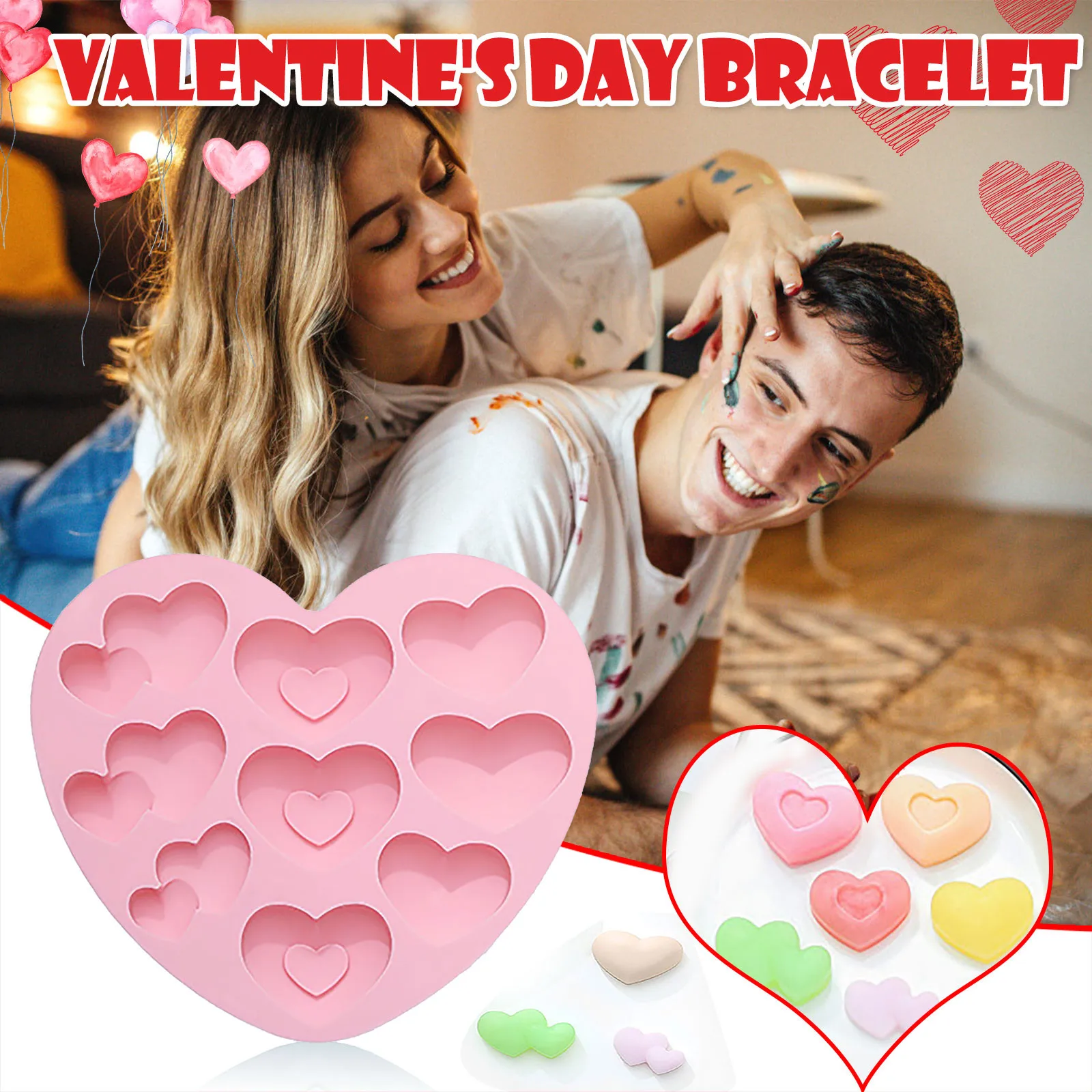 Любовь силиконовая форма для выпечки тортов 3d Сердце Форма Fondant (сахарная) торт мусс шоколада моделирующие